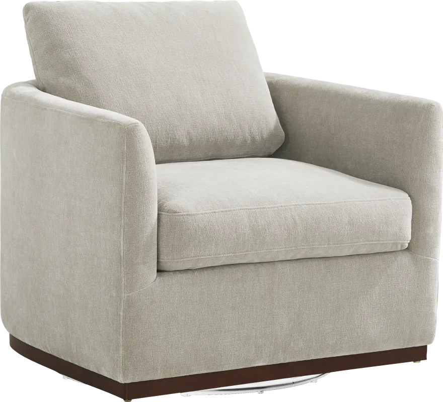 The Flow Gray Accent Chair