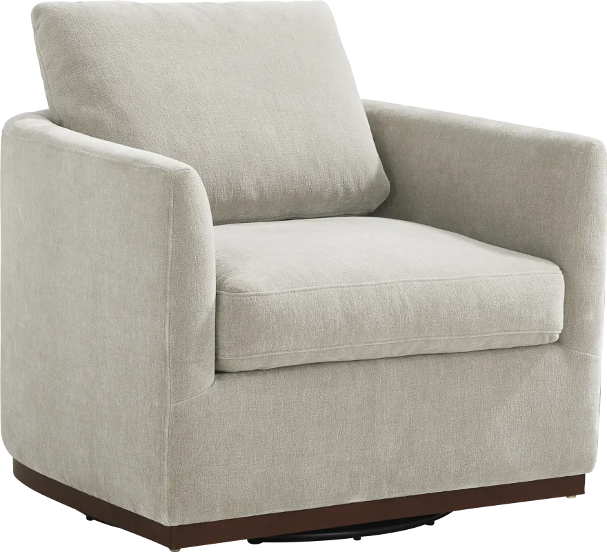 The Flow Gray Accent Chair