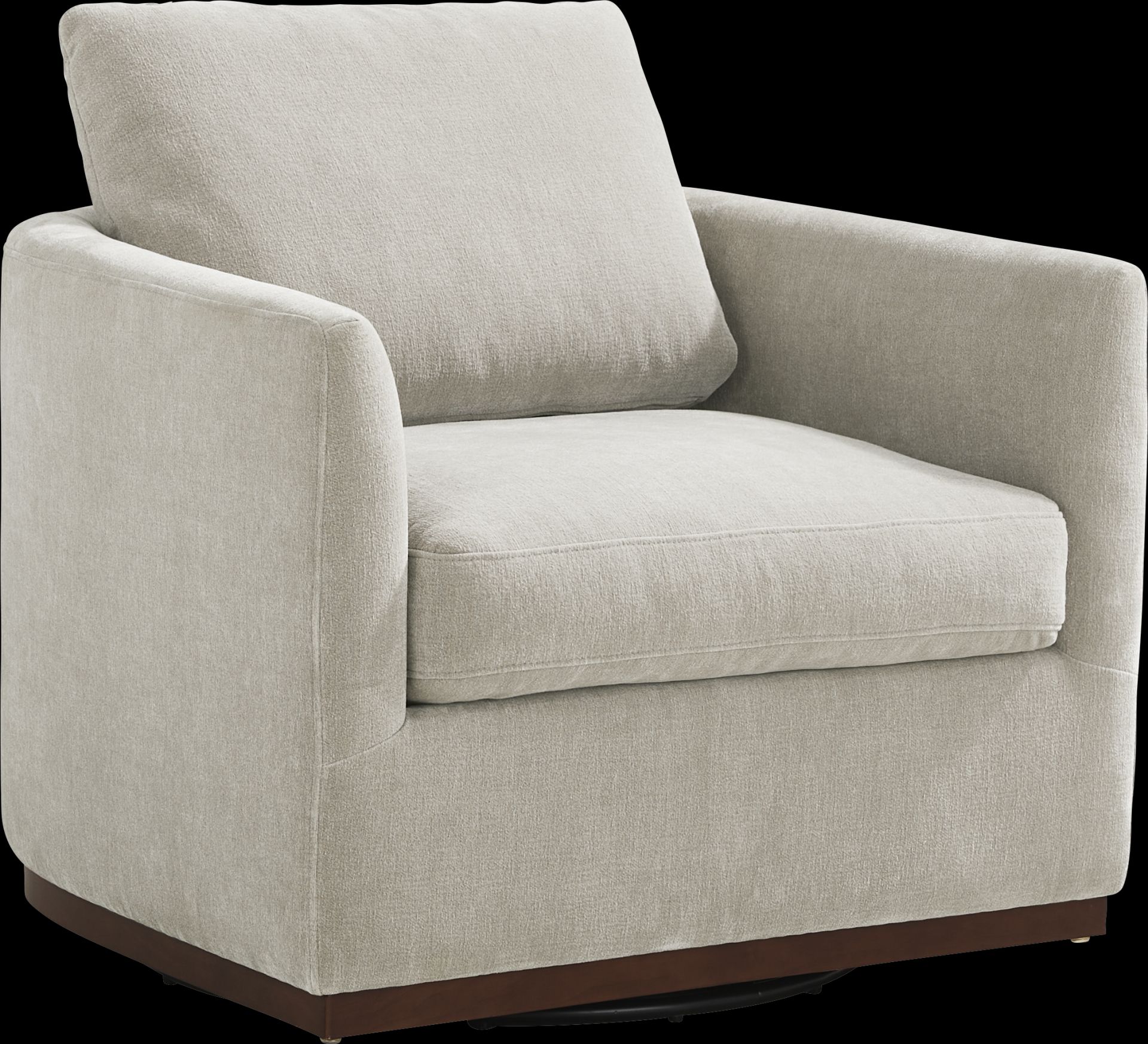 The Flow Gray Accent Chair - Image 1