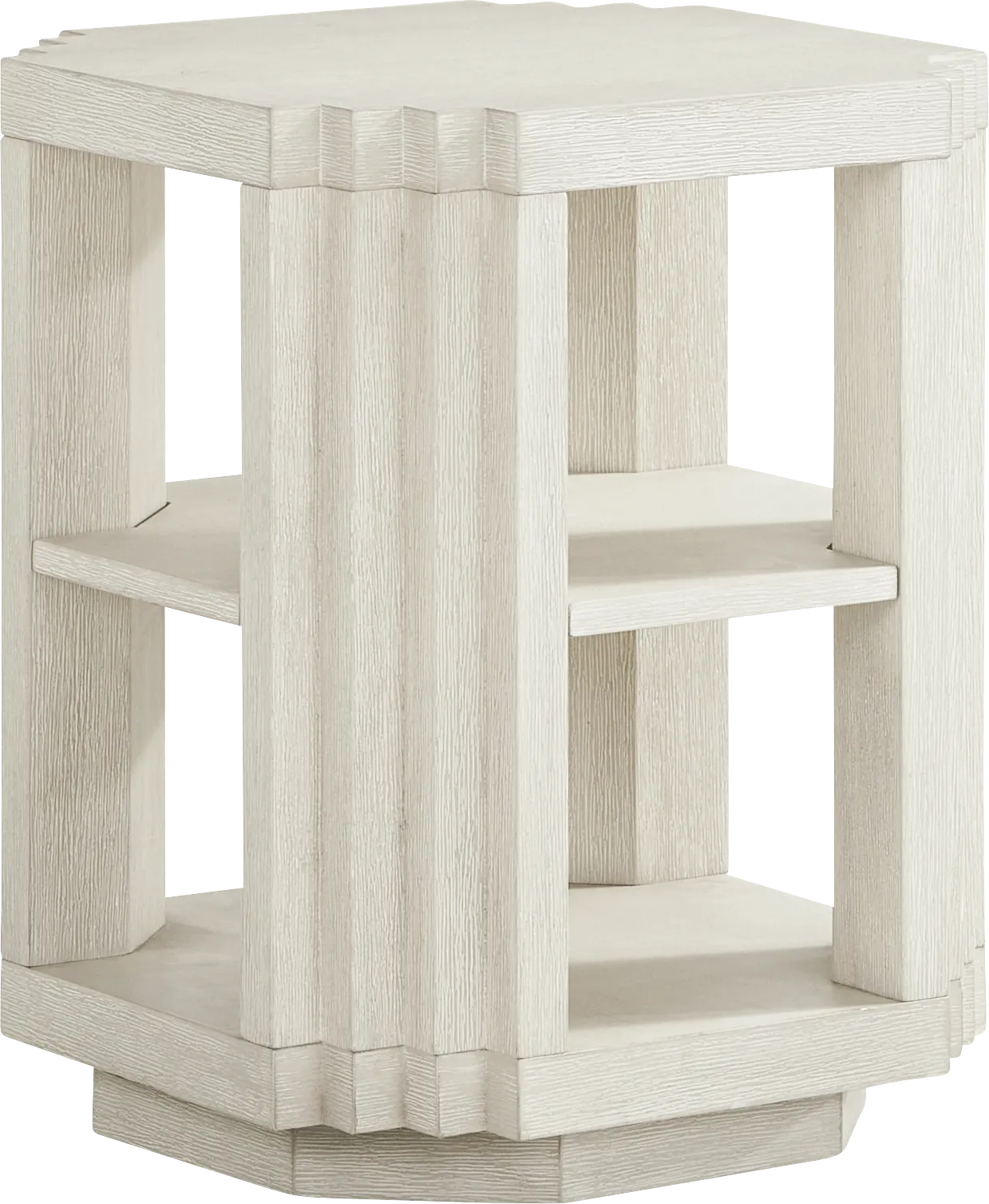 Royal Park Ivory Chairside Table - Thumbnail - Image 1