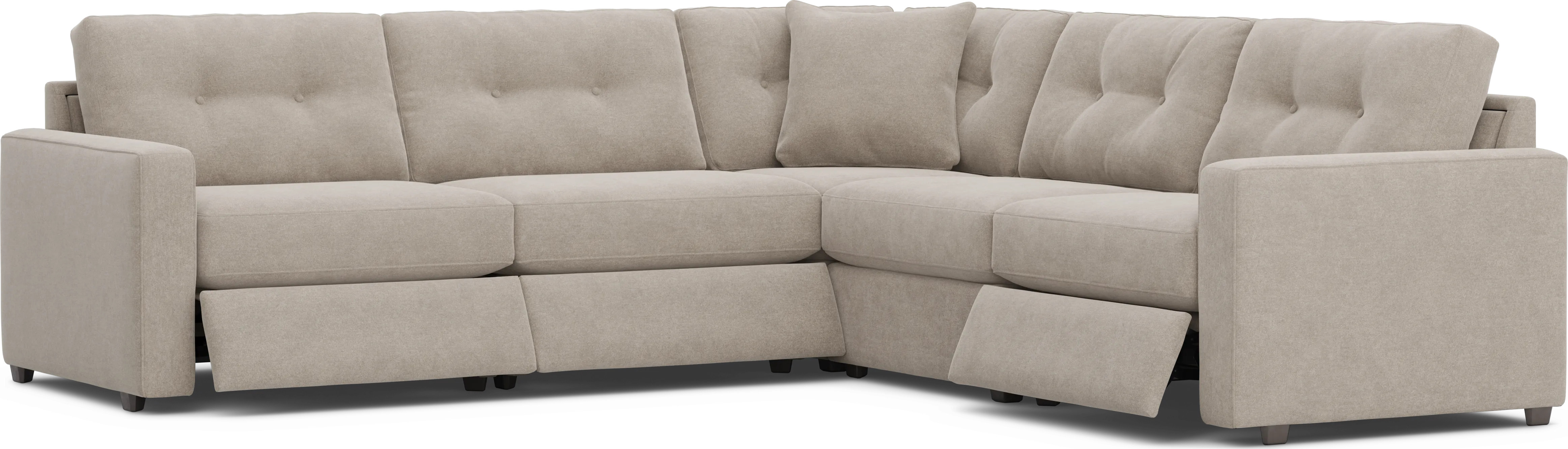 Beige 5 Pc Power Reclining ModularOne - Thumbnail - Image 1