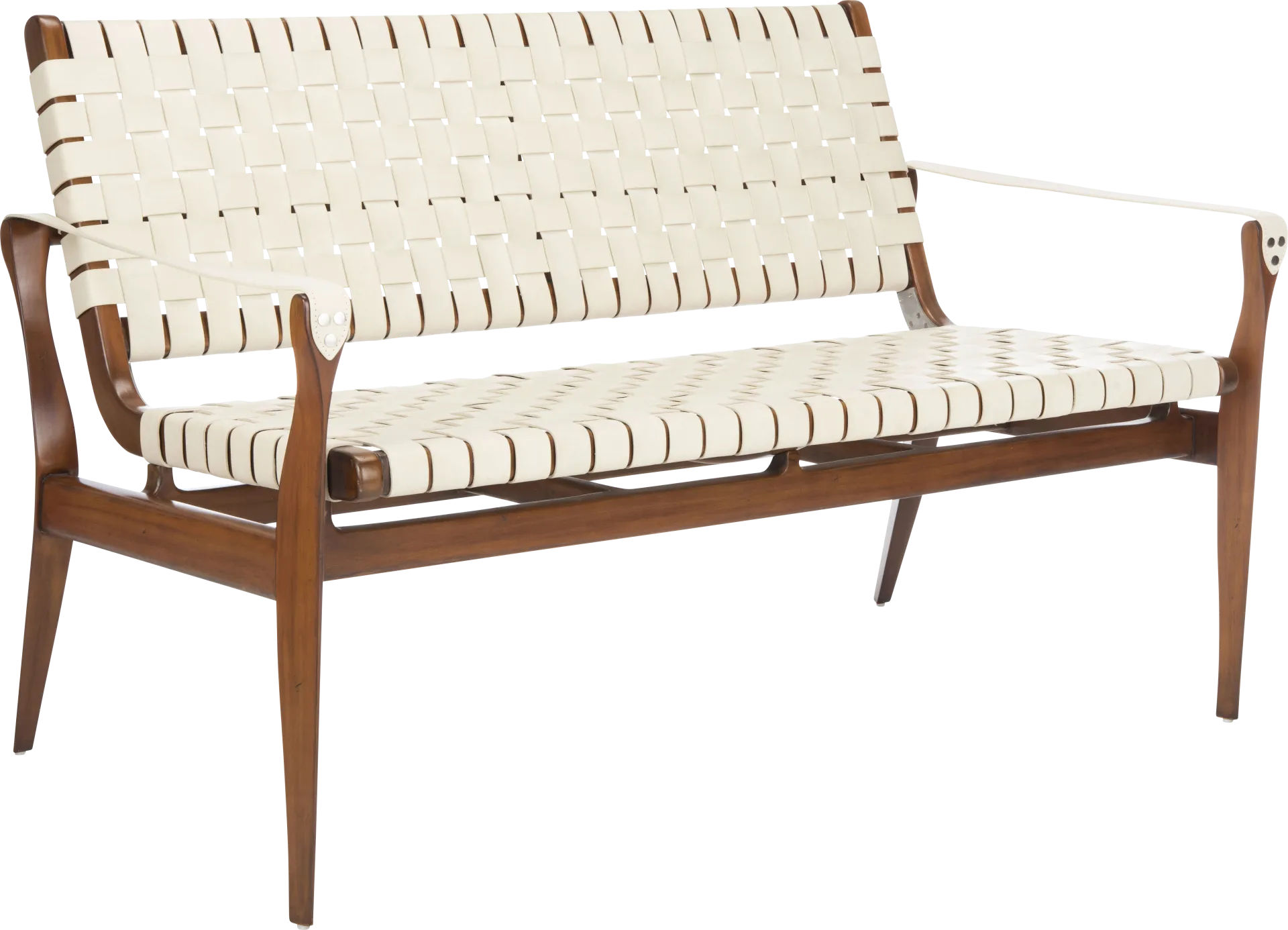 Hammad Cream Loveseat - Image 1