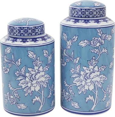 Oredu Blue Jar, Set of 2