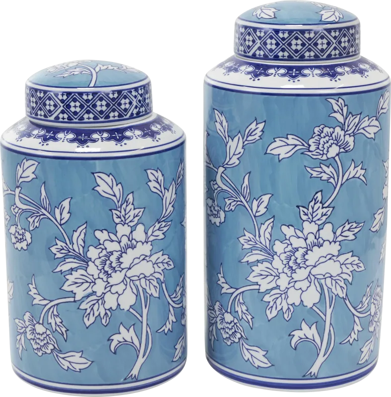 Oredu Blue Jar, Set of 2
