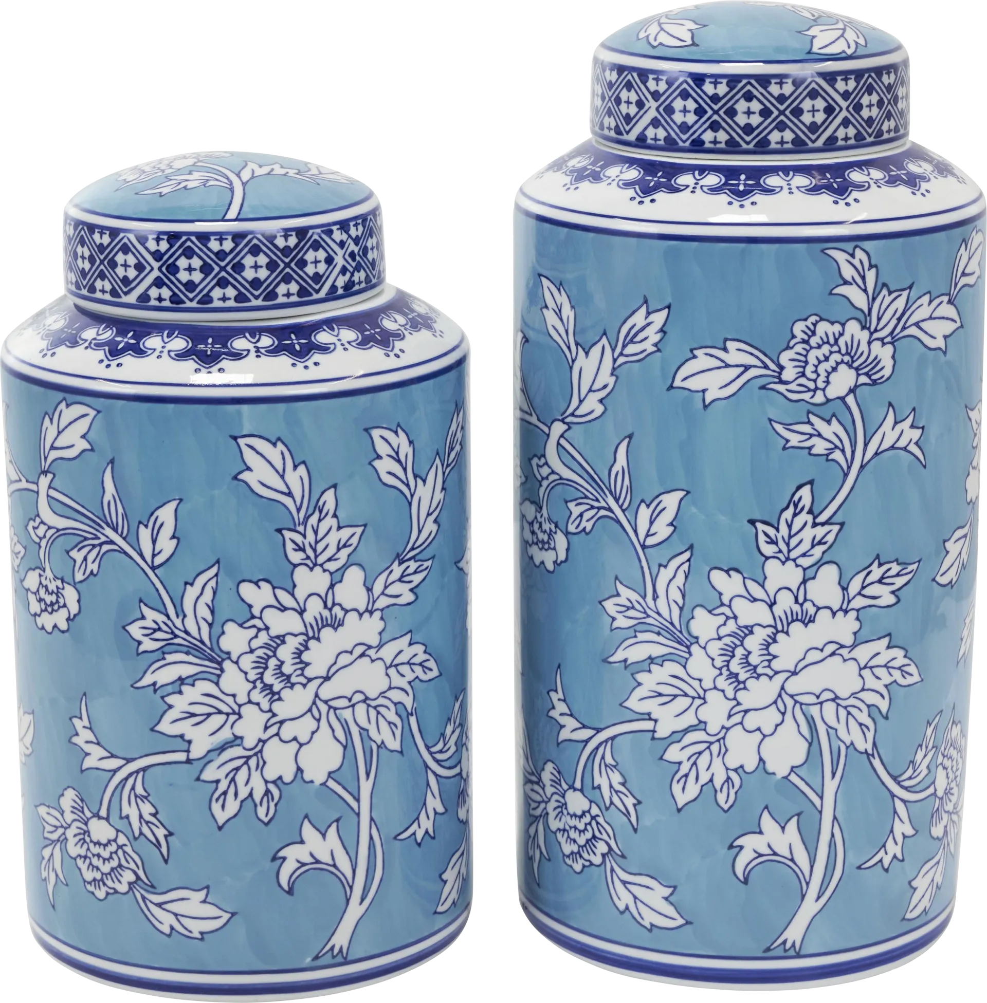 Oredu Blue Jar, Set of 2 - Image 1
