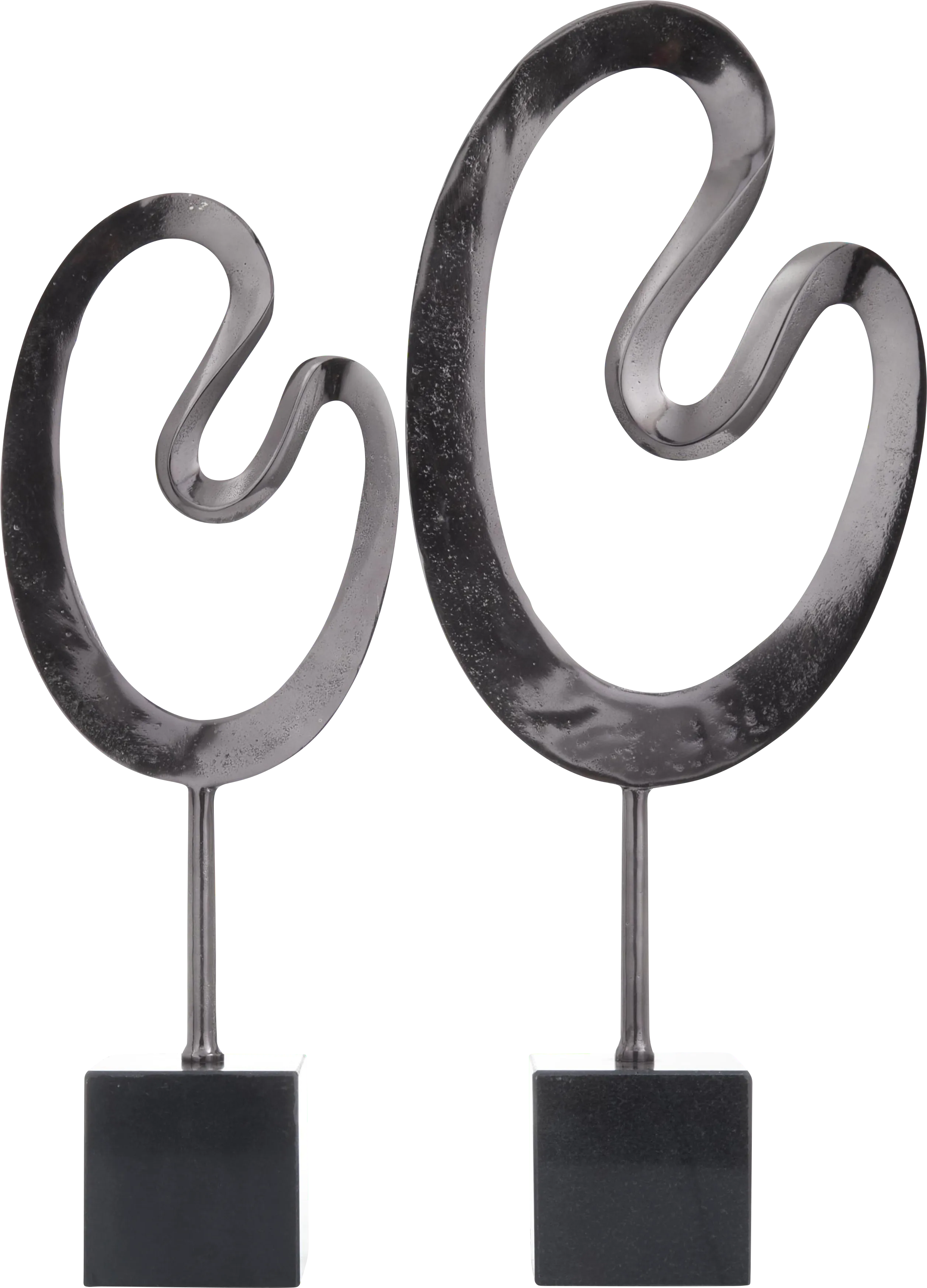 Baspo Black Sculpture, Set of 2 - Thumbnail - Image 1