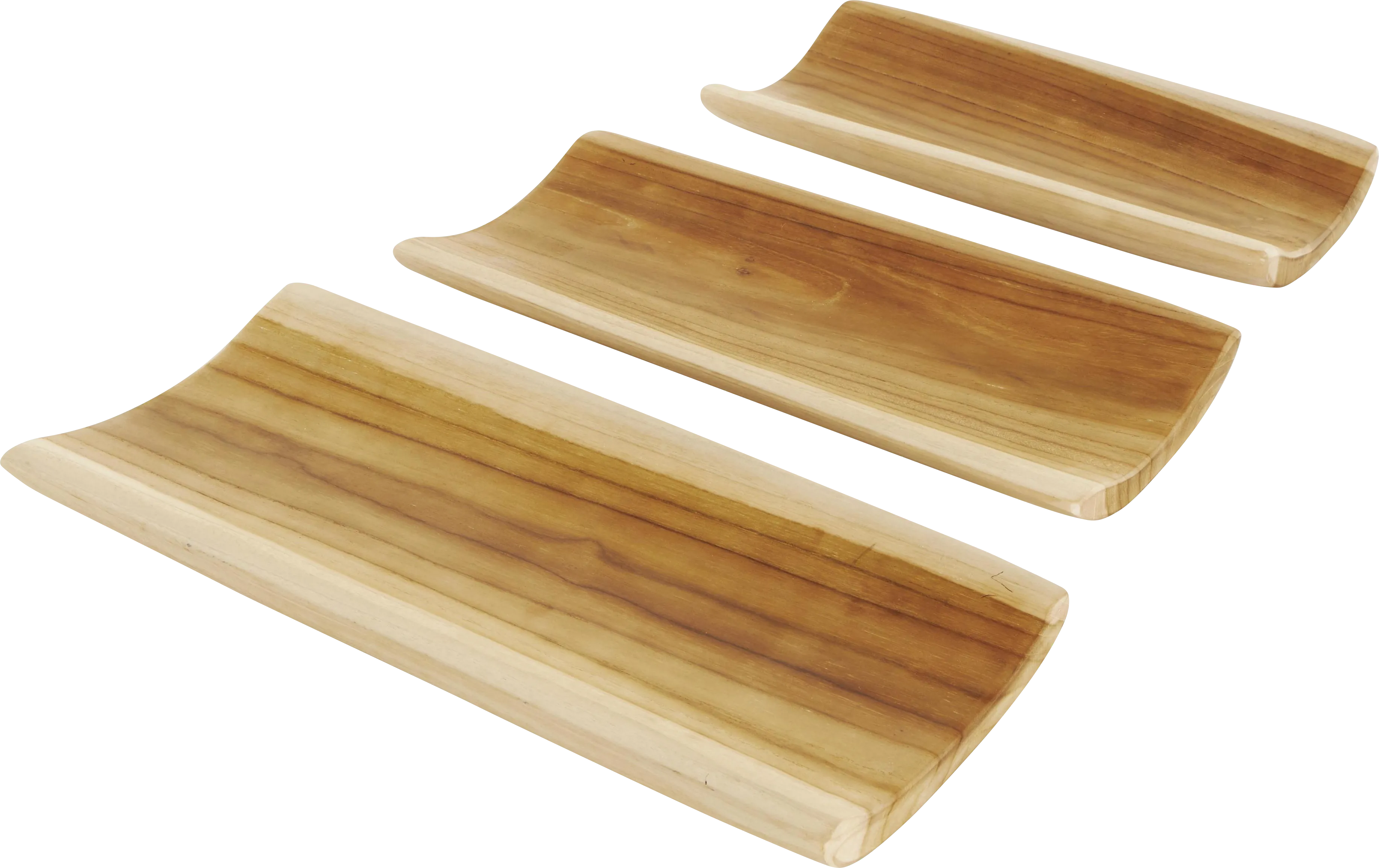 Yaoli Brown Tray, Set of 3 - Thumbnail - Image 1