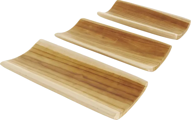 Yaoli Brown Tray, Set of 3
