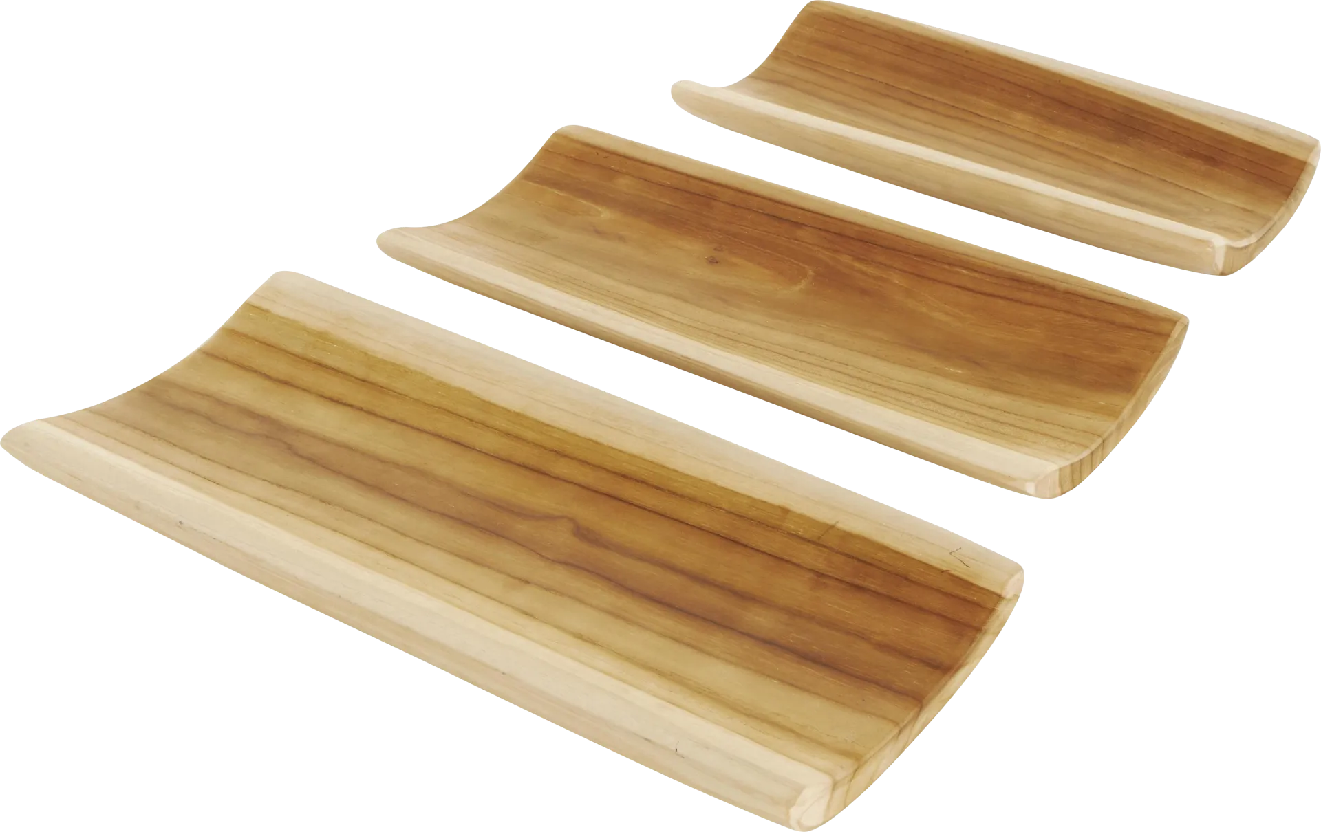 Yaoli Brown Tray, Set of 3 - Image 1