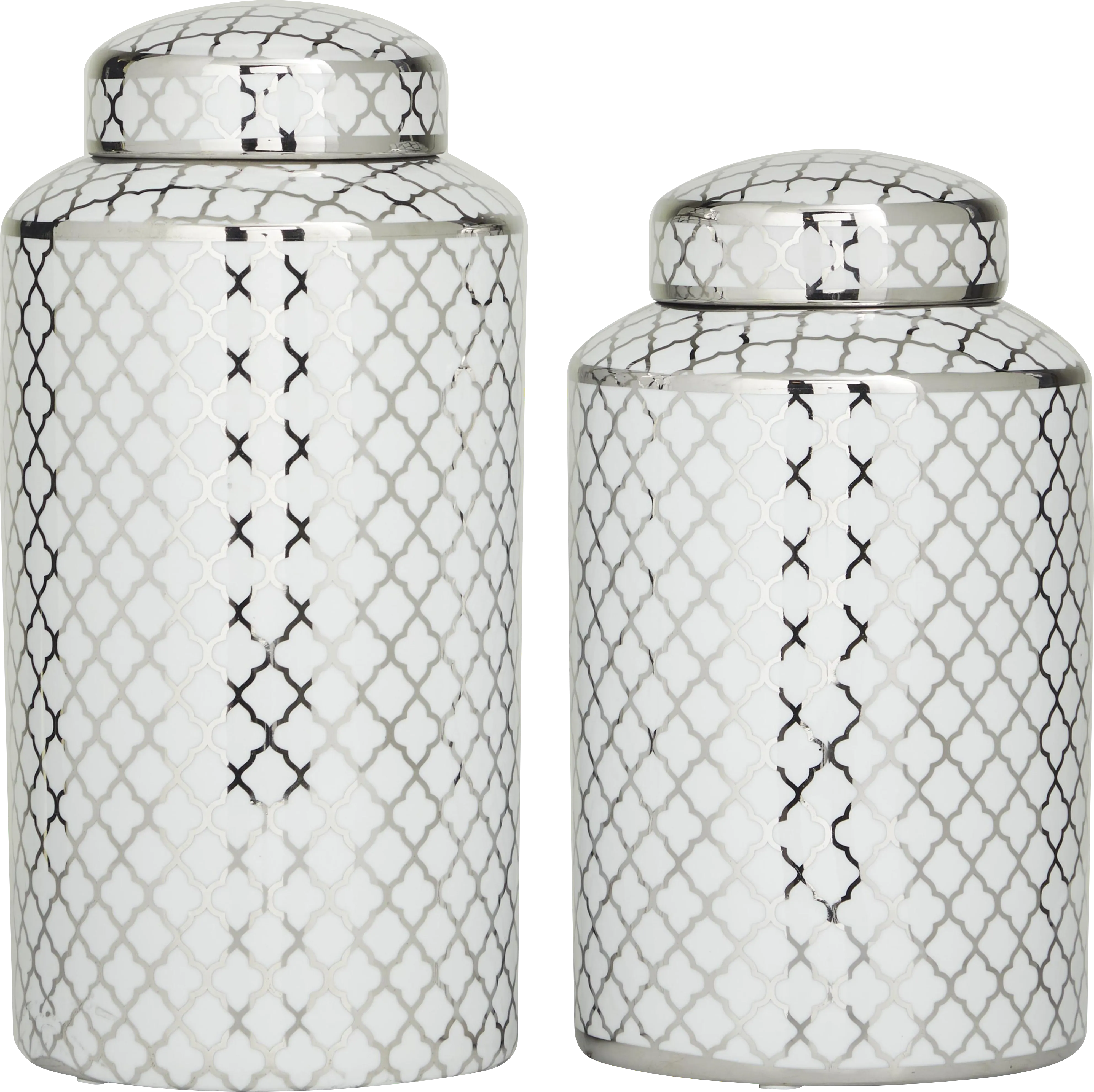 Sinodo Silver Jar, Set of 2 - Thumbnail - Image 1