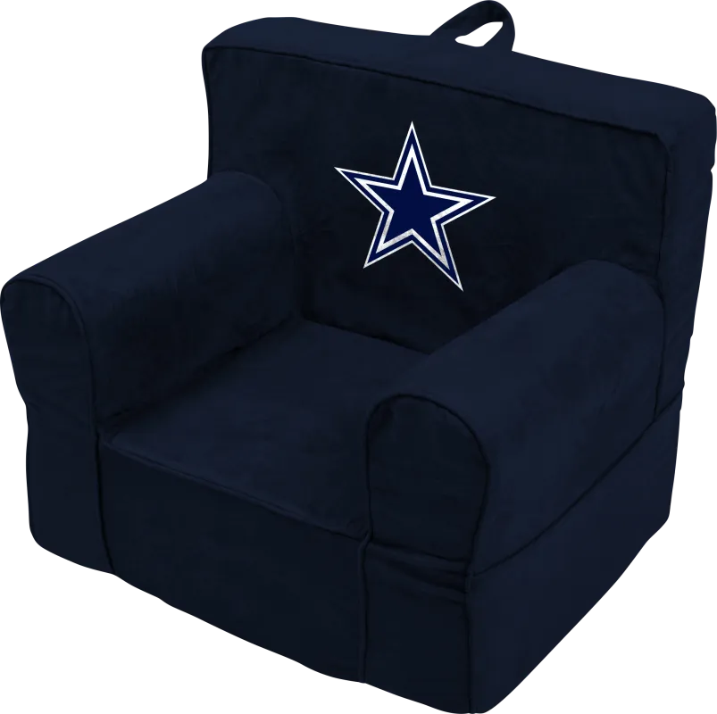 Kids Dallas Cowboys Navy Chair