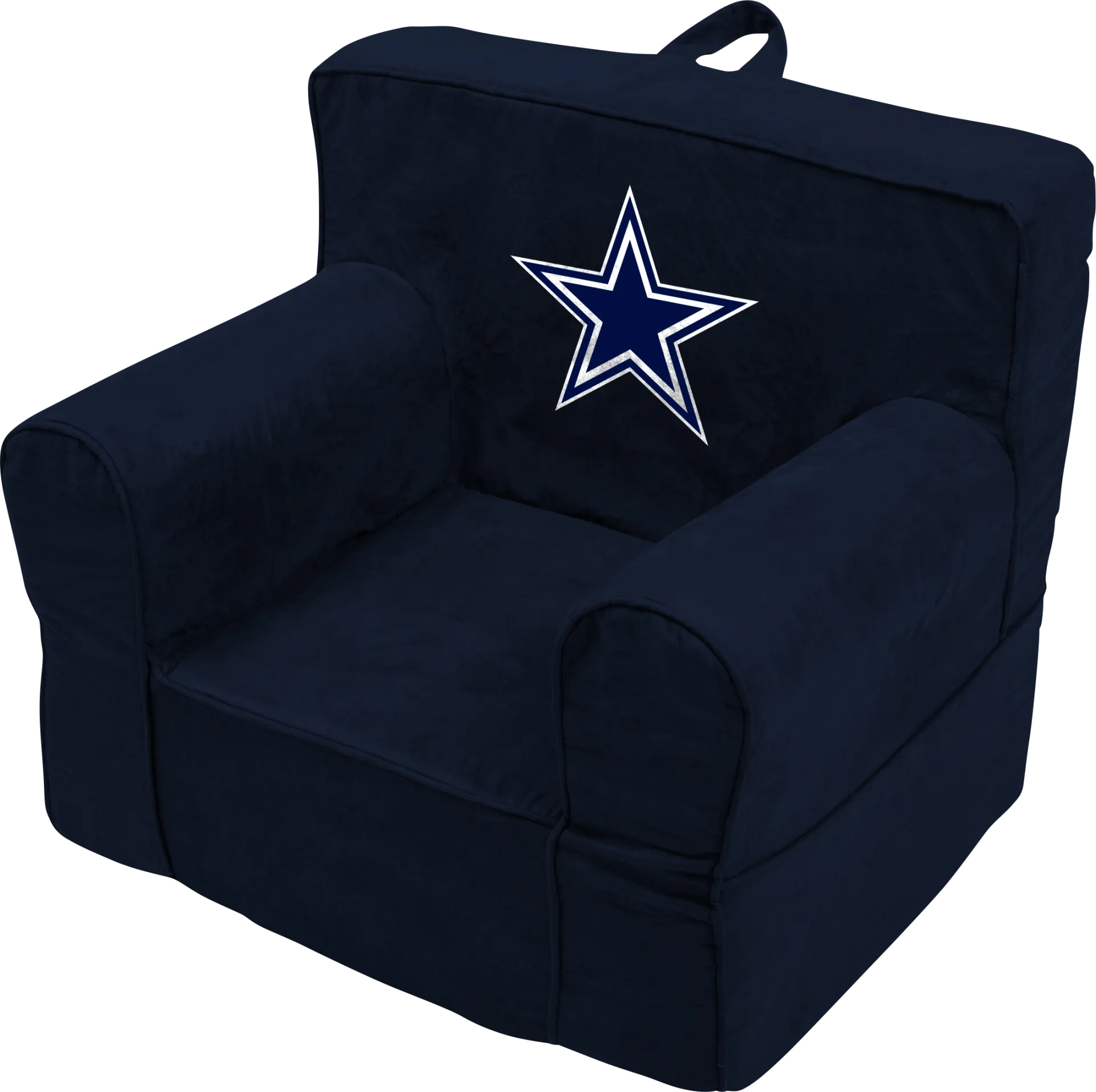 Kids Dallas Cowboys Navy Chair - Image 1