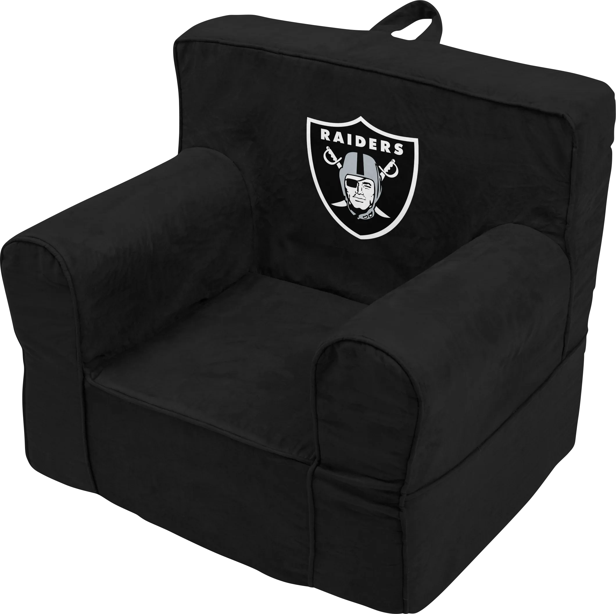 Kids Las Vegas Raiders Black Chair - Thumbnail - Image 1