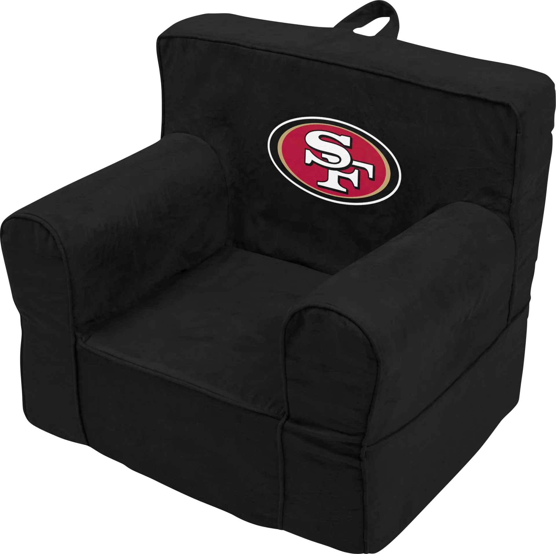 Kids San Francisco 49ers Black Chair - Image 1