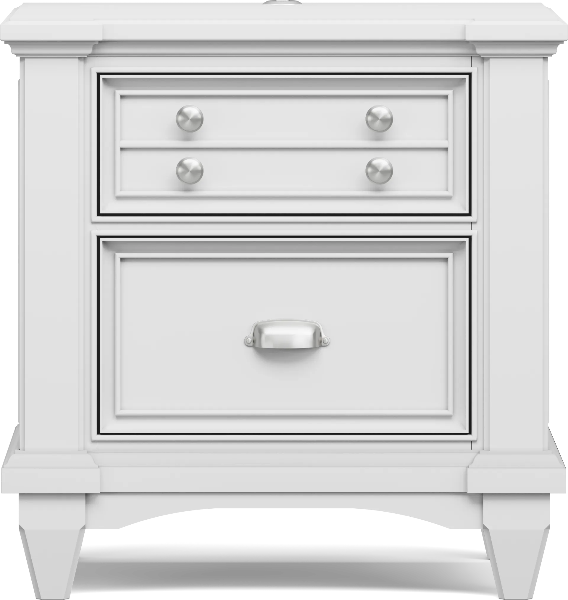 Kids Hilton Head White Nightstand - Image 1
