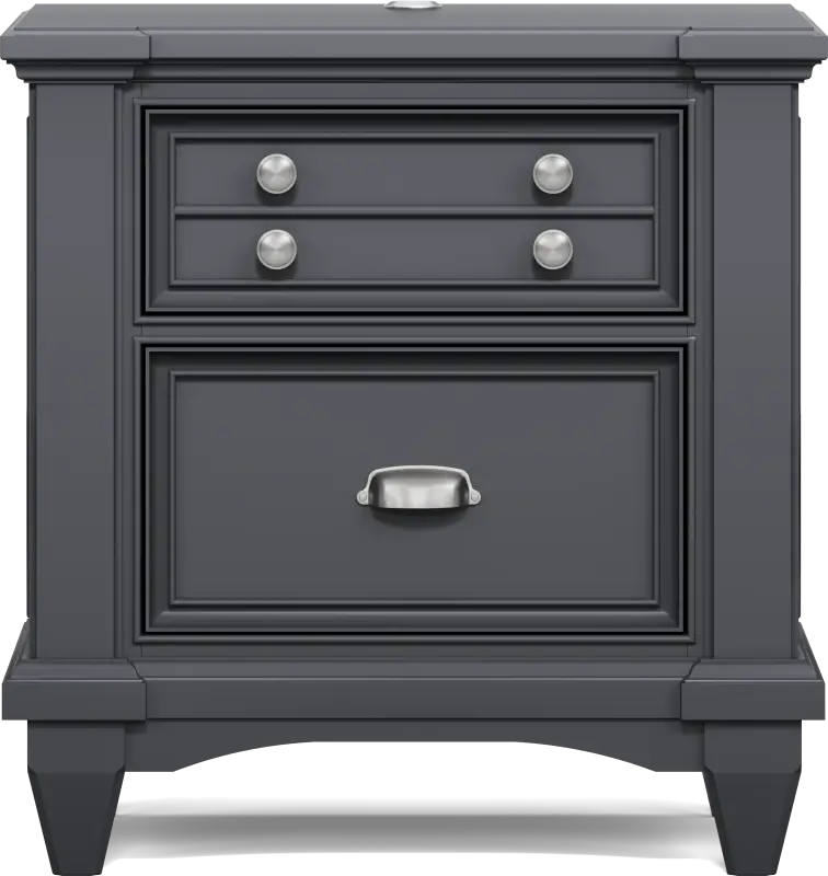 Hilton Head Kids Graphite Nightstand