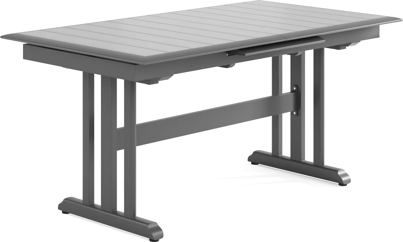 Kellen Charcoal Outdoor Dining Extension Table