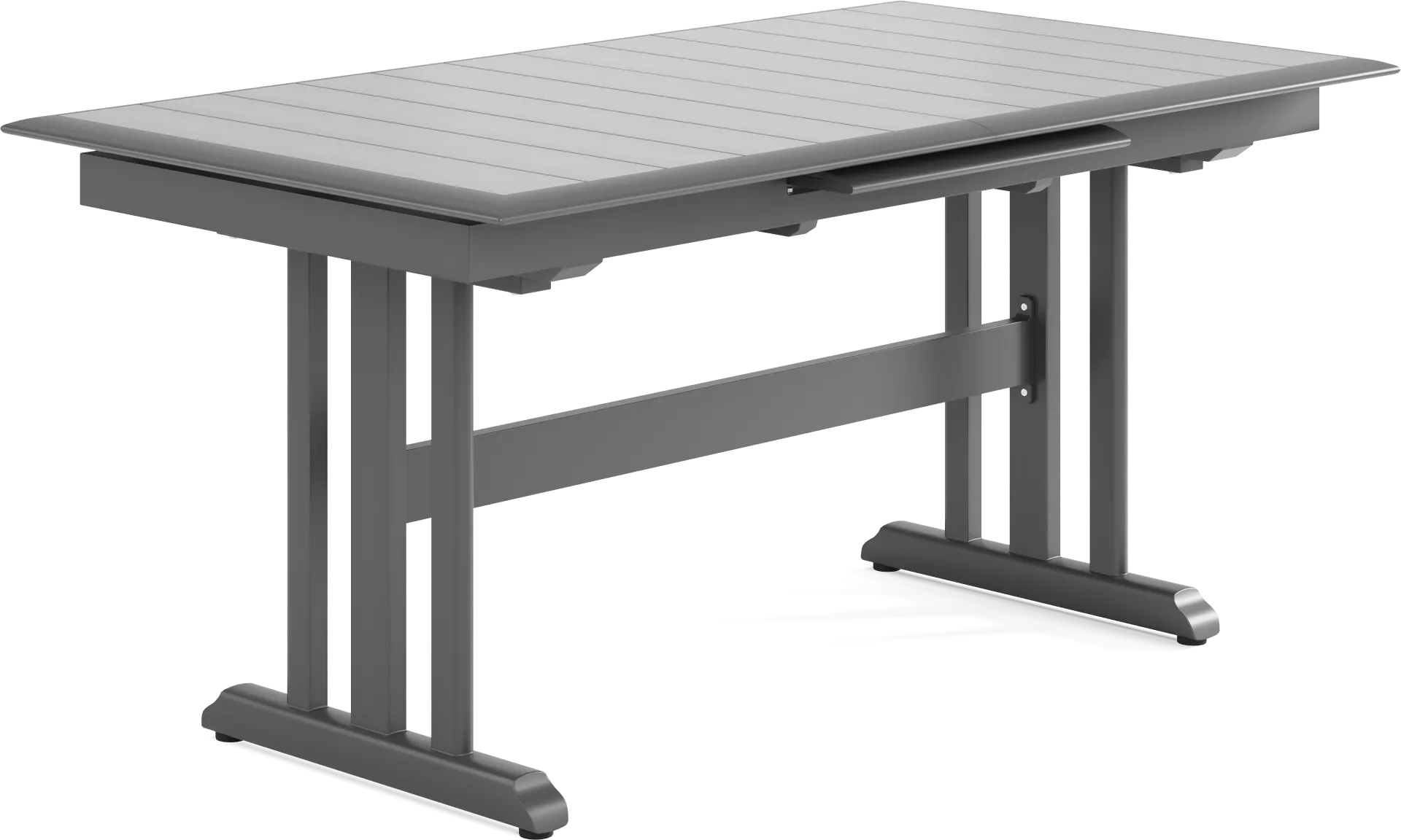 Kellen Charcoal Outdoor Dining Extension Table - Image 2