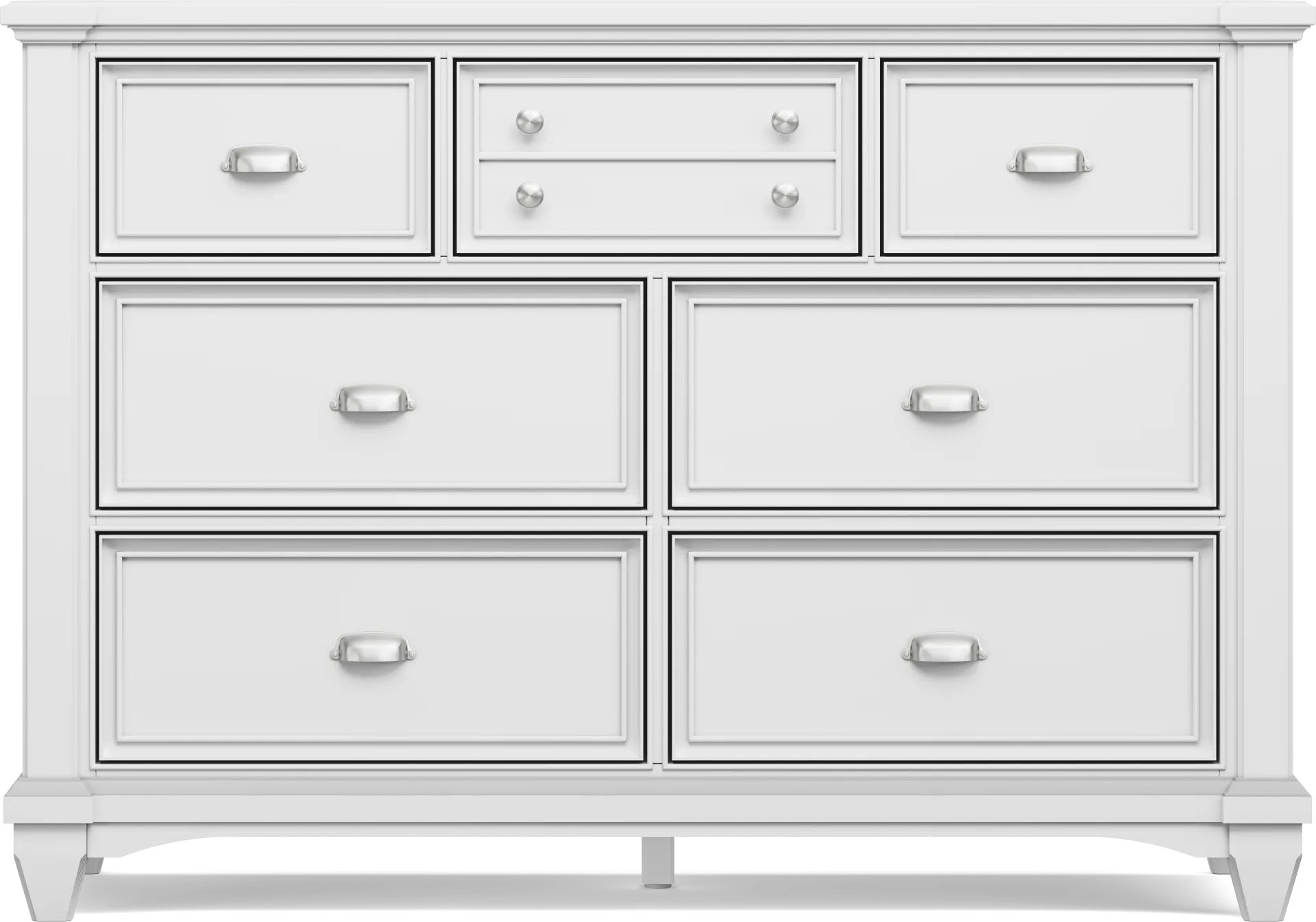 Hilton Head Kids White Dresser - Image 2