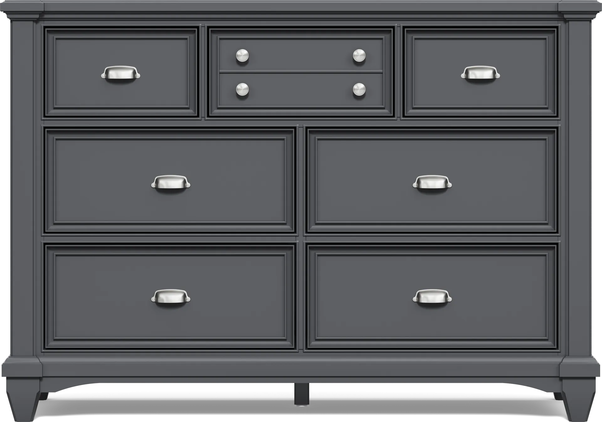 Kids Hilton Head Graphite 5 Pc Twin Bookcase Bedroom - Image 4