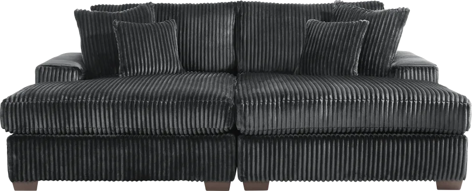 Lexford Park Black 2 Pc Sectional