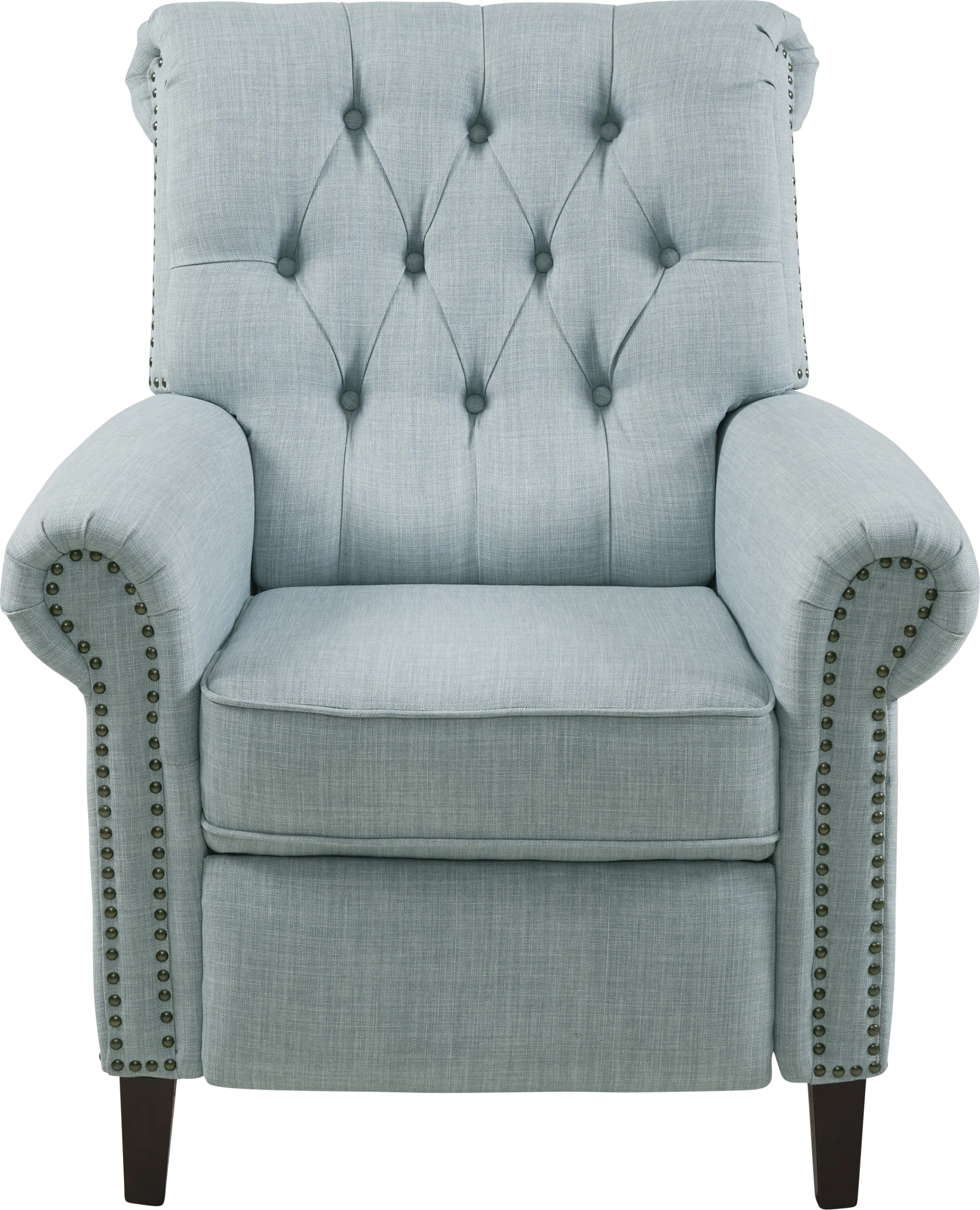 Starware Blue Manual Recliner - Image 1