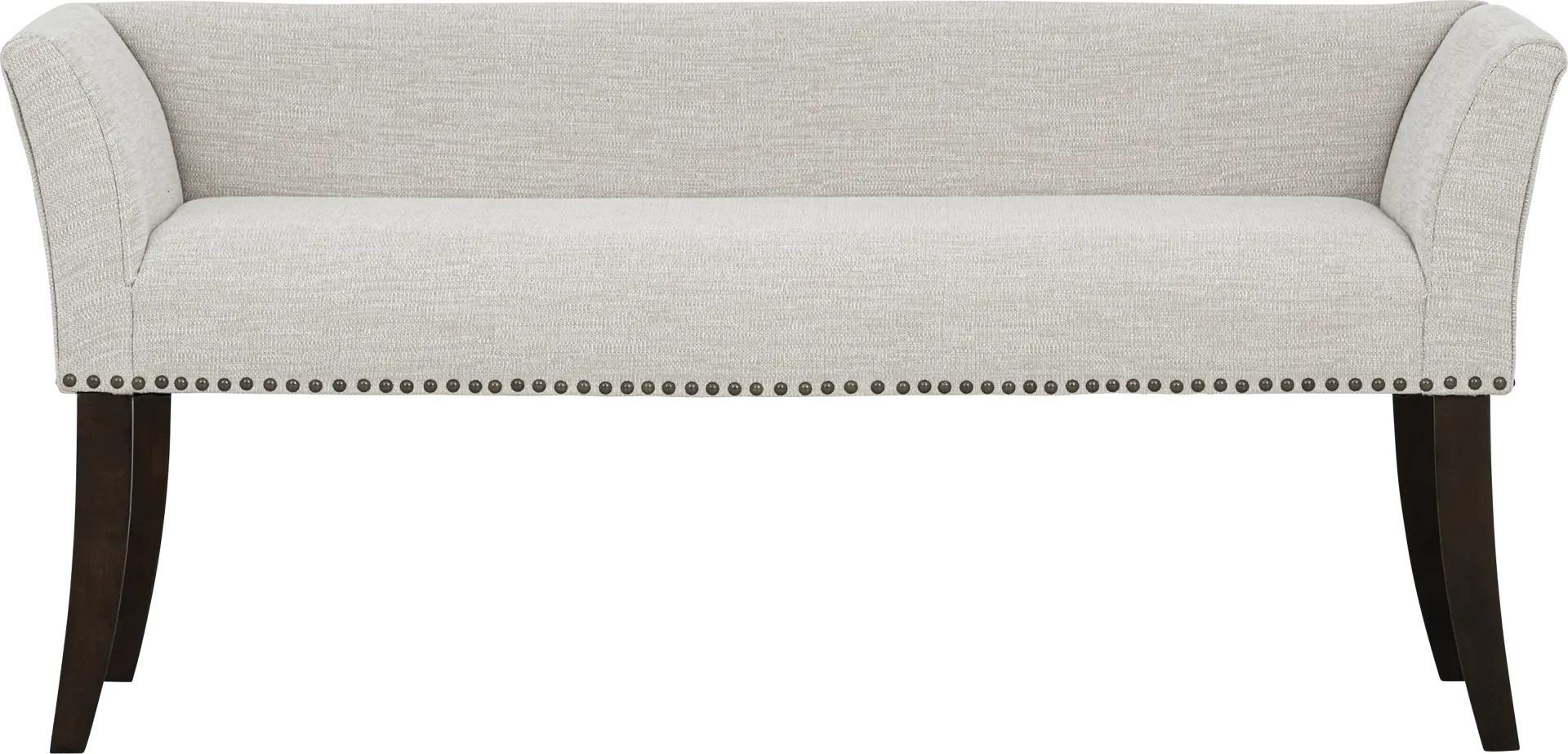 Wolfdew White Accent Bench
