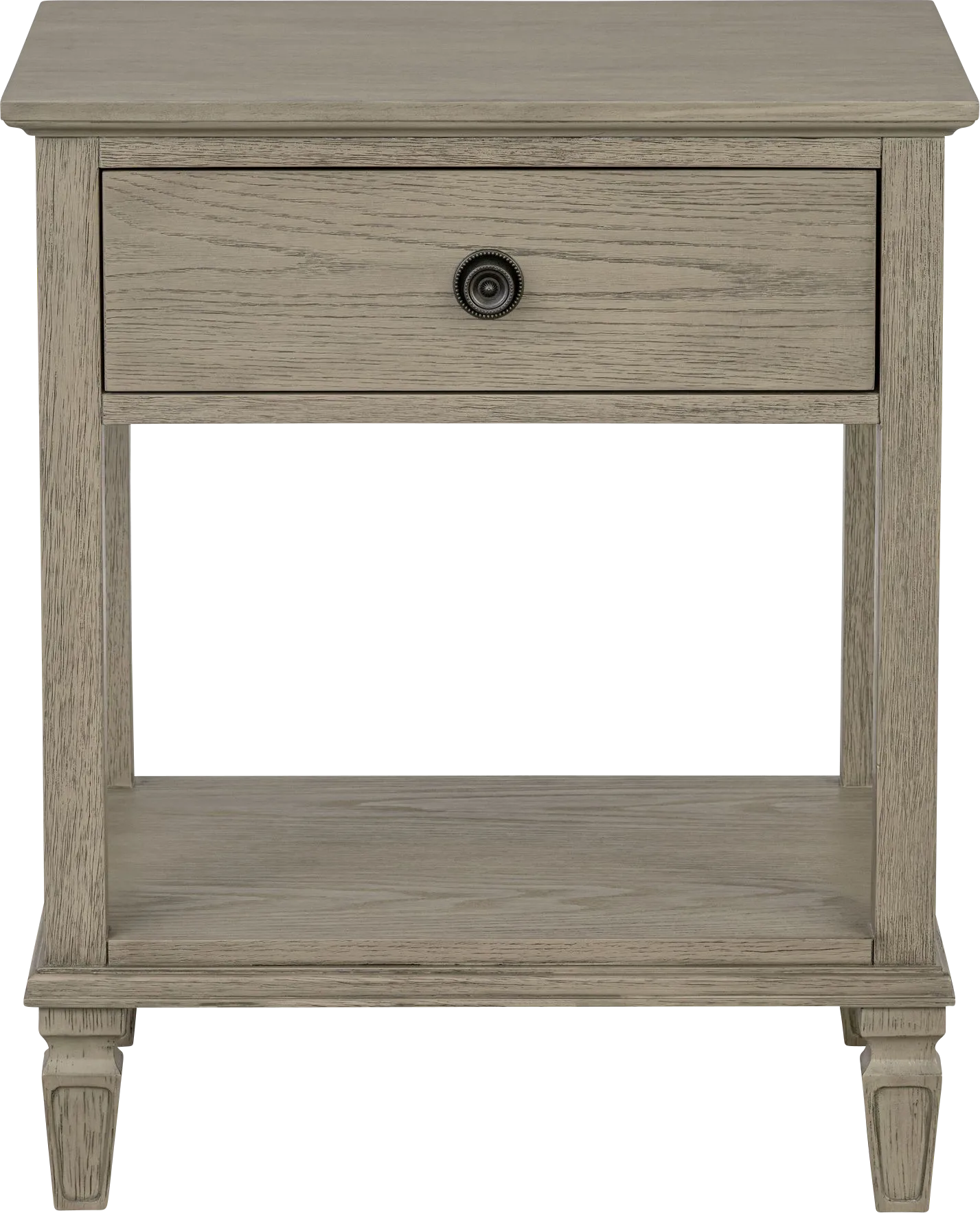 Iceway I Gray Nightstand - Image 1