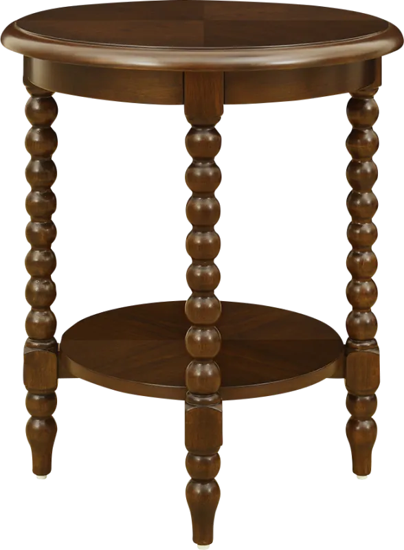 Lifewooden Brown End Table