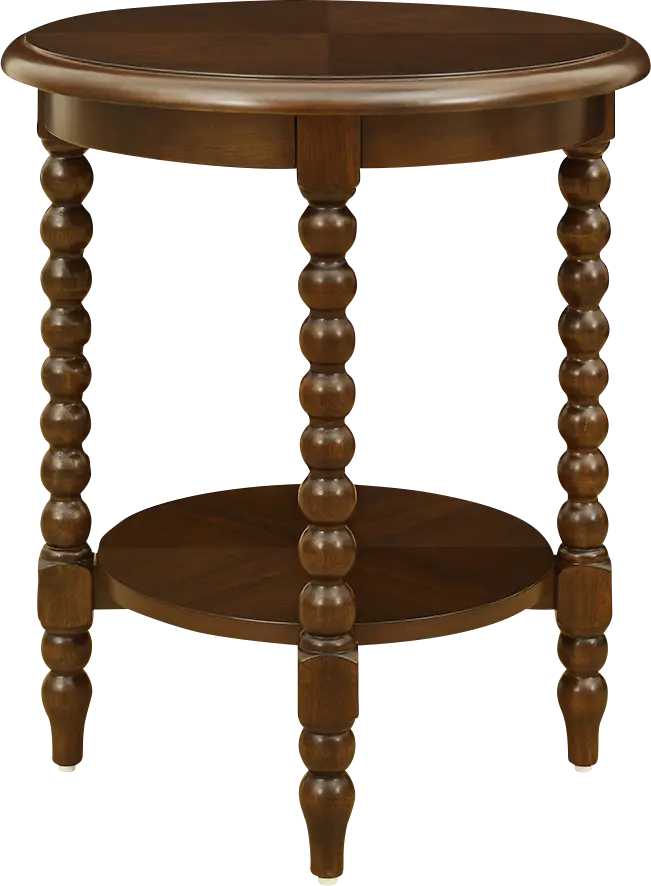 Lifewooden Brown End Table