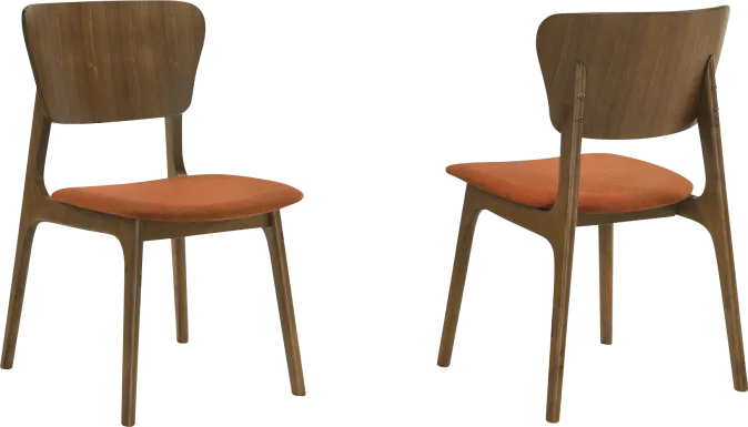 Desertsys I Orange Dining Chair, Set of 2