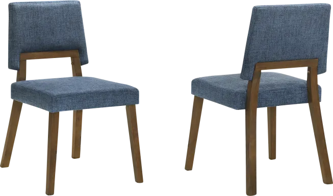 Cliffytales I Blue Dining Chair, Set of 2