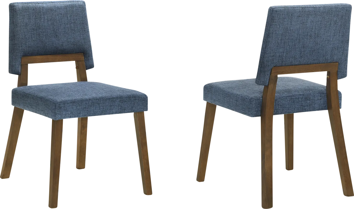 Cliffytales I Blue Dining Chair, Set of 2
