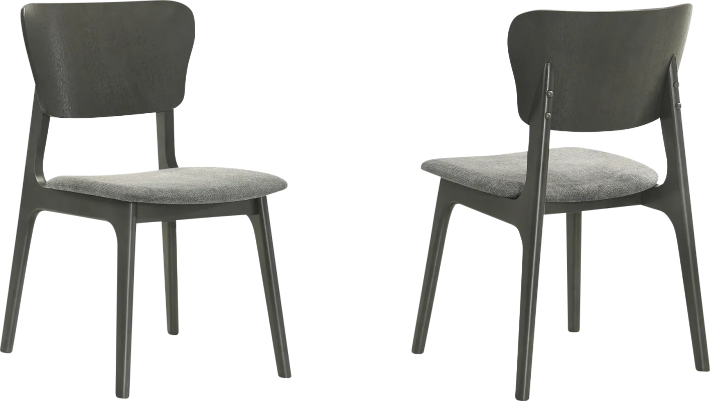 Desertsys II Gray Dining Chair, Set of 2