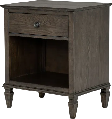 Iceway II Brown Nightstand