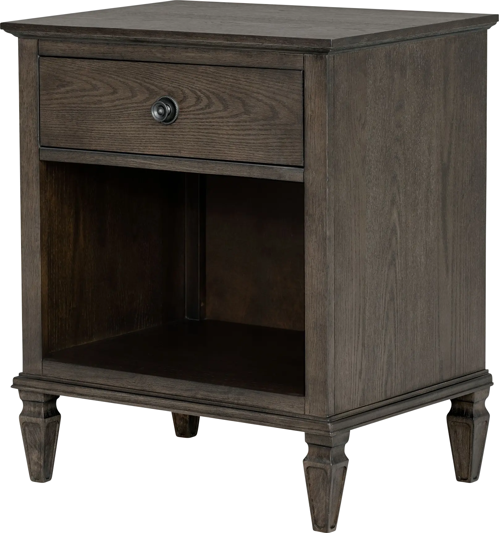 Iceway II Brown Nightstand