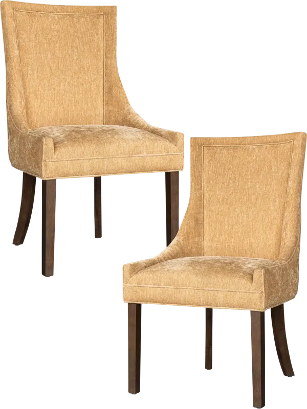 Houndsun Gold Dining Chair, Set of 2