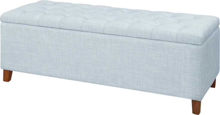 Cloudway Blue Storage Bench