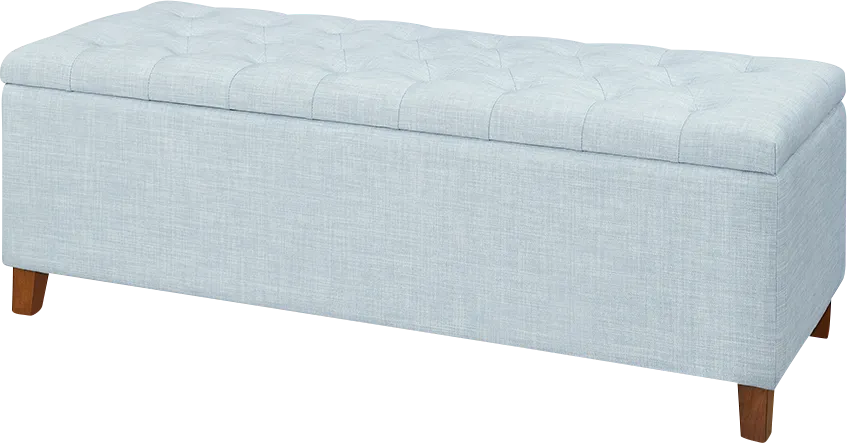 Cloudway Blue Storage Bench