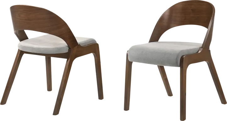 Smabet Brown Dining Chair, Set of 2