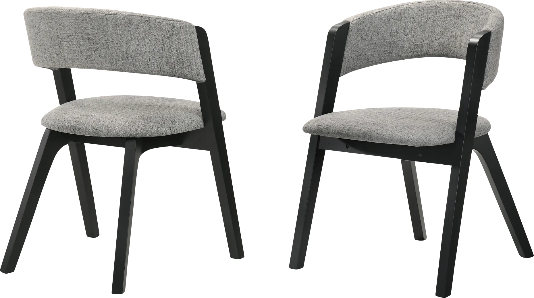 Rivercast Black Arm Chair, Set of 2 - Thumbnail - Image 1