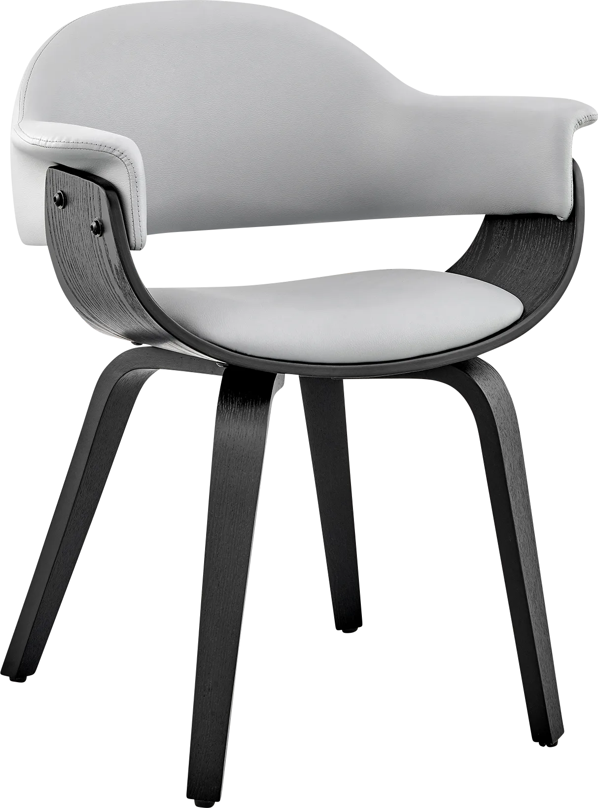 Riddletube II Gray Arm Chair - Thumbnail - Image 1