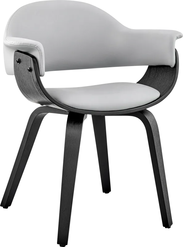 Riddletube II Gray Arm Chair