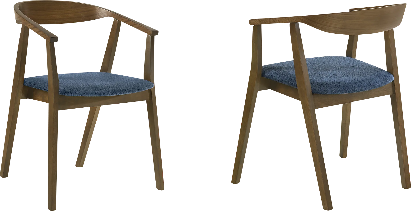 Cubewater Blue Arm Chair, Set of 2 - Thumbnail - Image 1