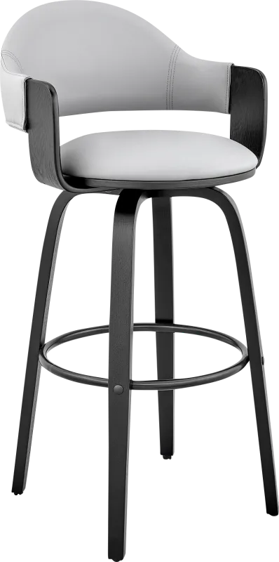 Tigressy II Gray Counter Height Stool