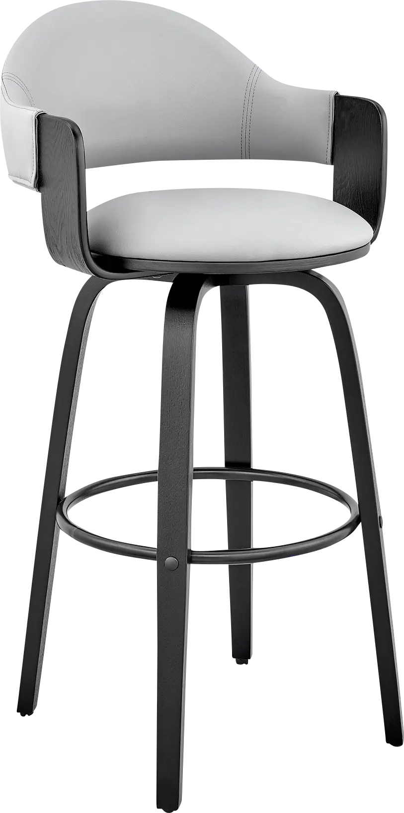 Tigressy II Gray Counter Height Stool