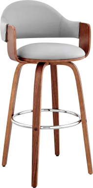 Tigressy I Gray Barstool