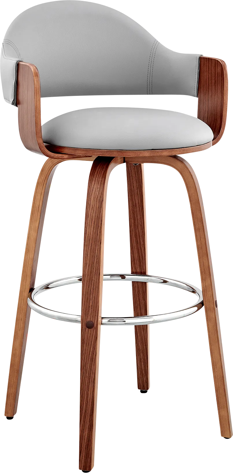 Tigressy I Gray Barstool - Image 1