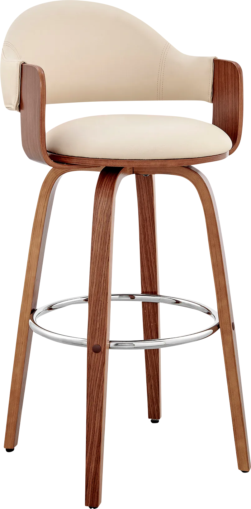 Tigressy I Cream Counter Height Stool - Thumbnail - Image 1