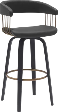 Hearttime II Black Barstool